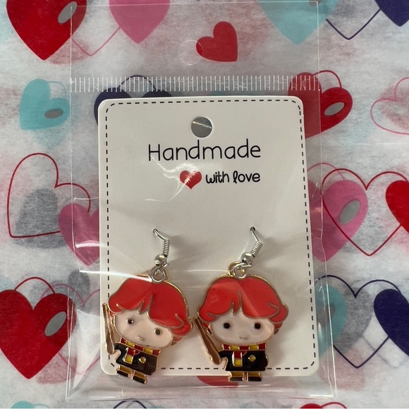HARRY POTTER RON WEASLEY earrings - Picture 3 of 3